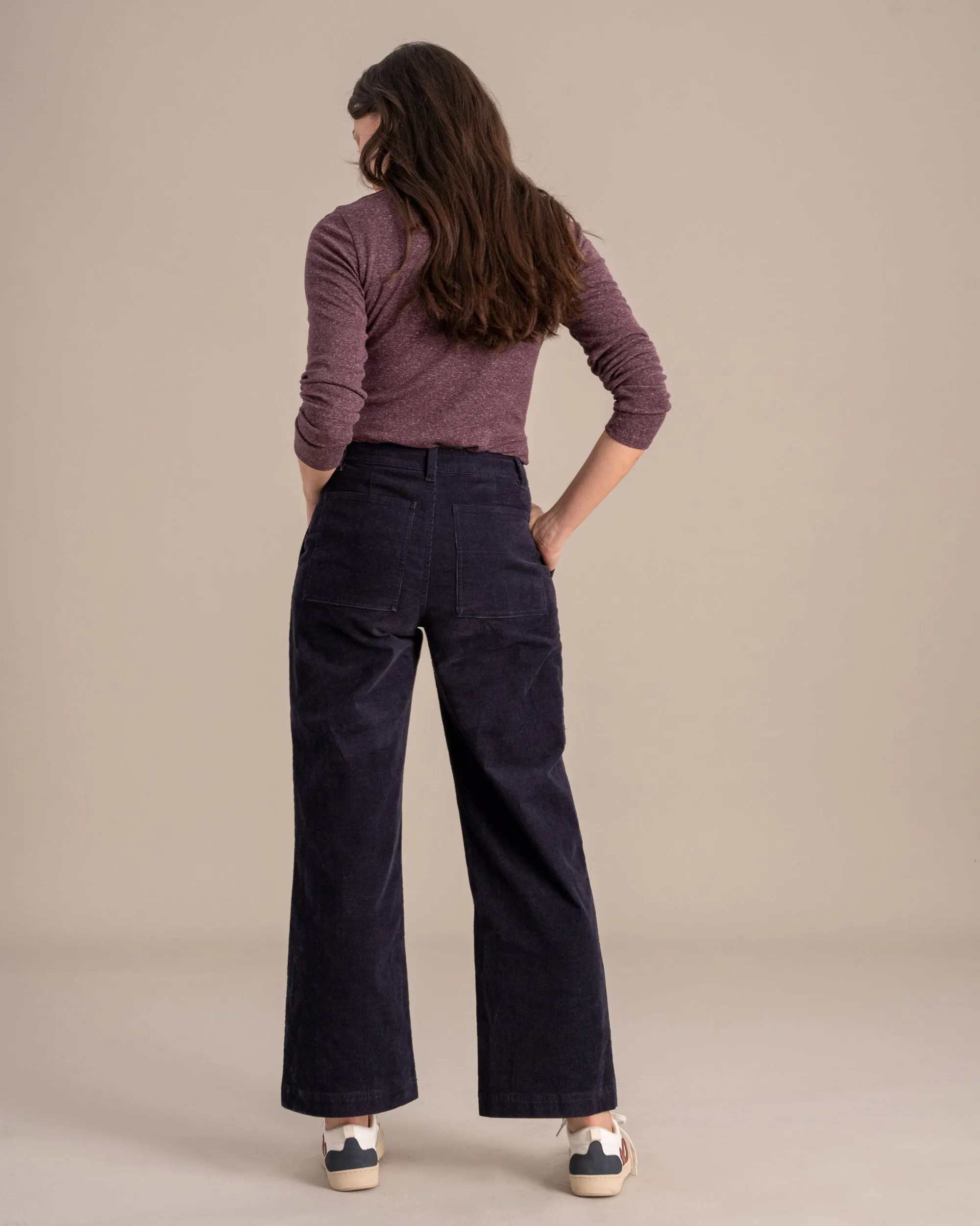 Organic Corduroy Wide Leg Pant