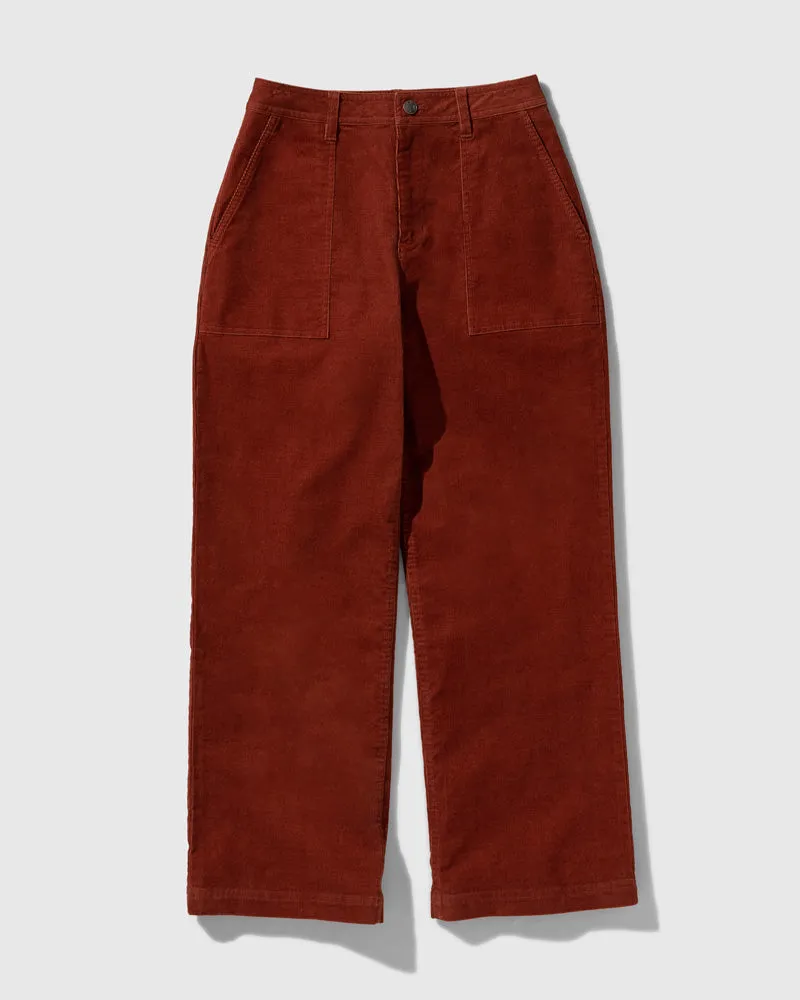 Organic Corduroy Wide Leg Pant