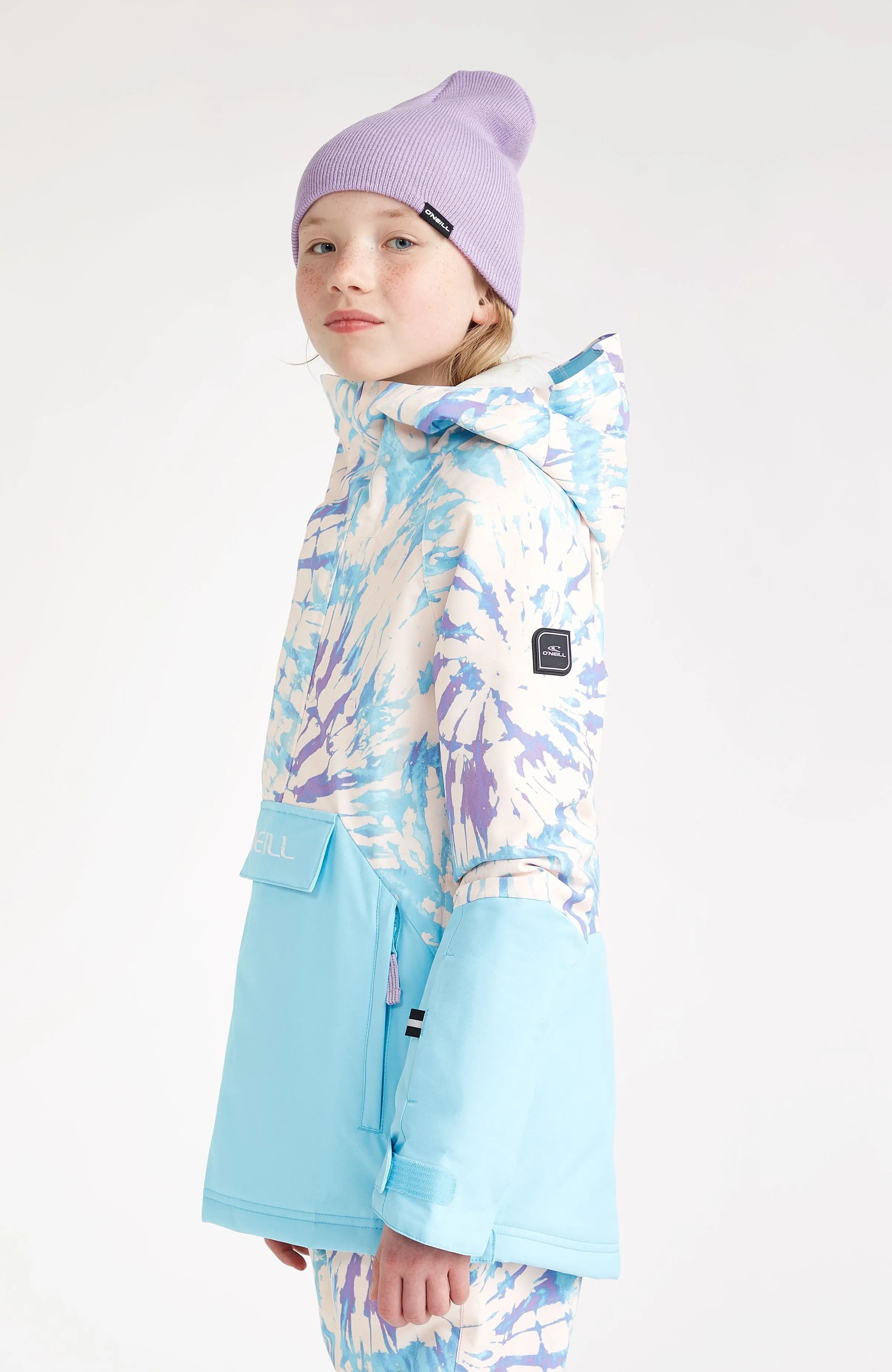 O'Riginals Anorak Snow Jacket | Blue Wave Colour Block