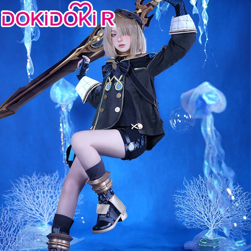 【Partial Size Ready For Ship】【Size S-2XL】DokiDoki-R Game Genshin Impact Cosplay Freminet Costume Fontaine