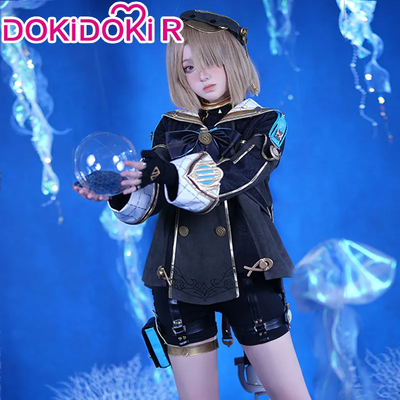 【Partial Size Ready For Ship】【Size S-2XL】DokiDoki-R Game Genshin Impact Cosplay Freminet Costume Fontaine