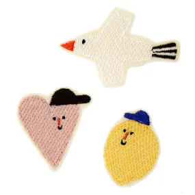 Patch "Lemon, Heart and Bird" I Halfbird