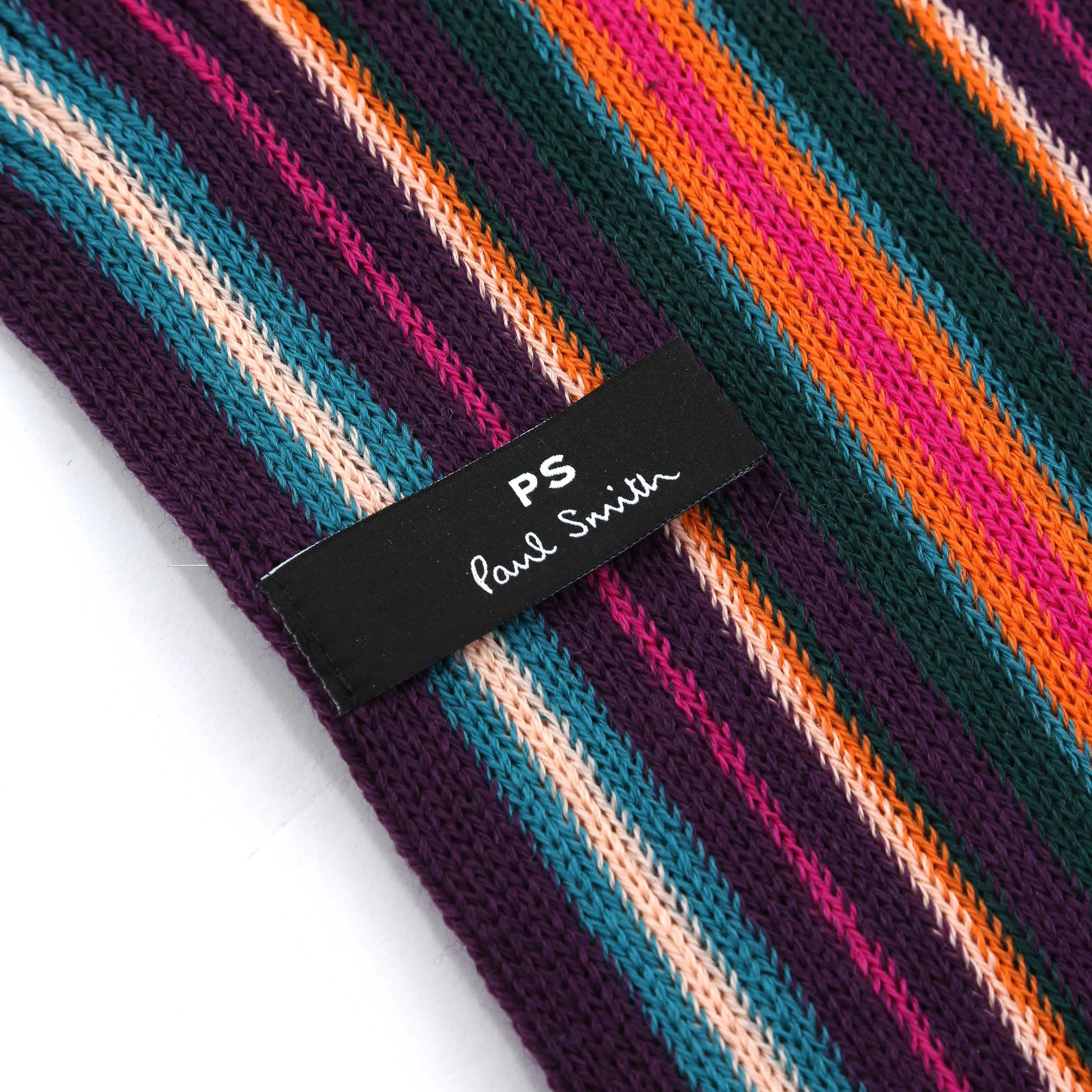 Paul Smith Spectrum Stripe Scarf in Navy