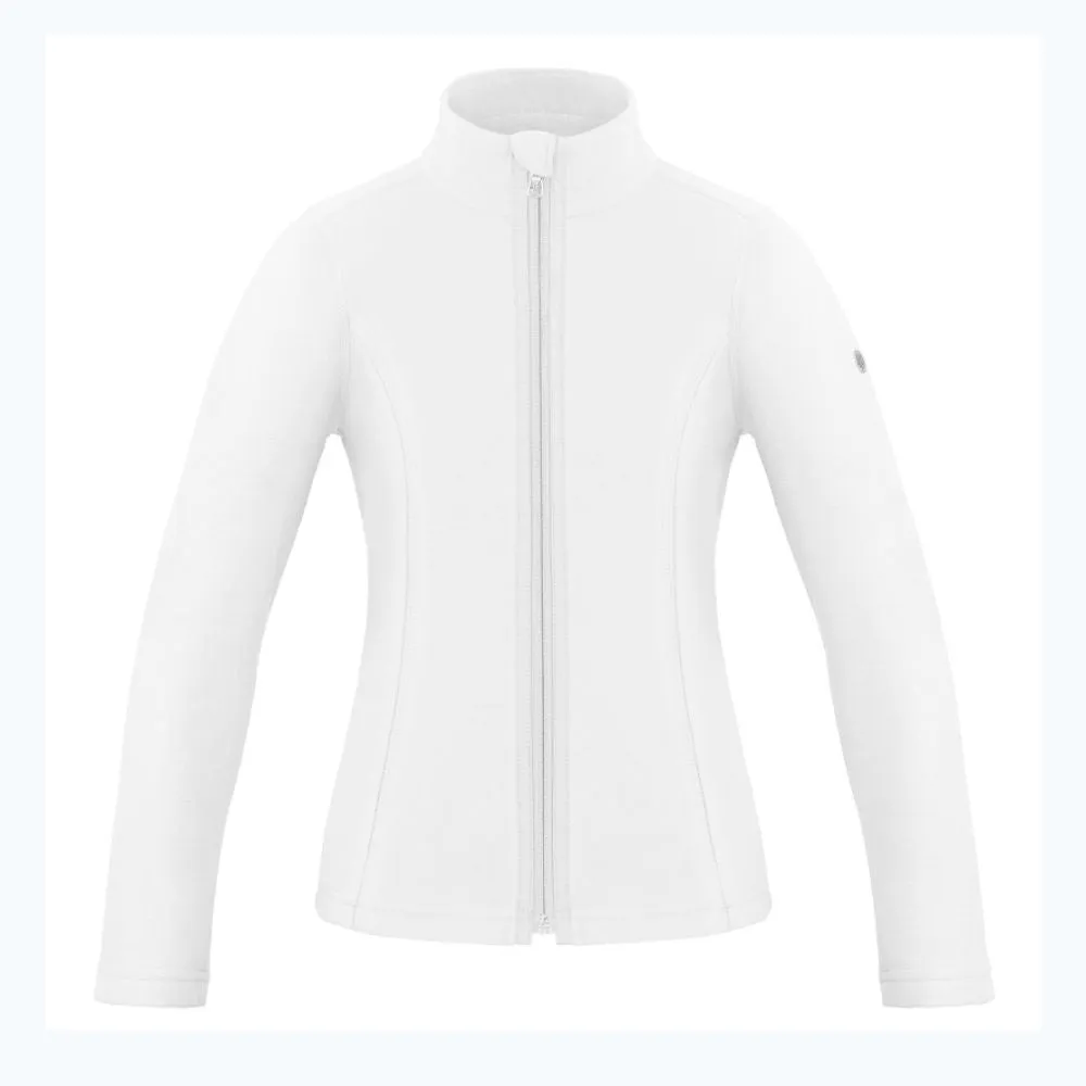 Poivre Blanc Girls Micro Fleece Jacket - White