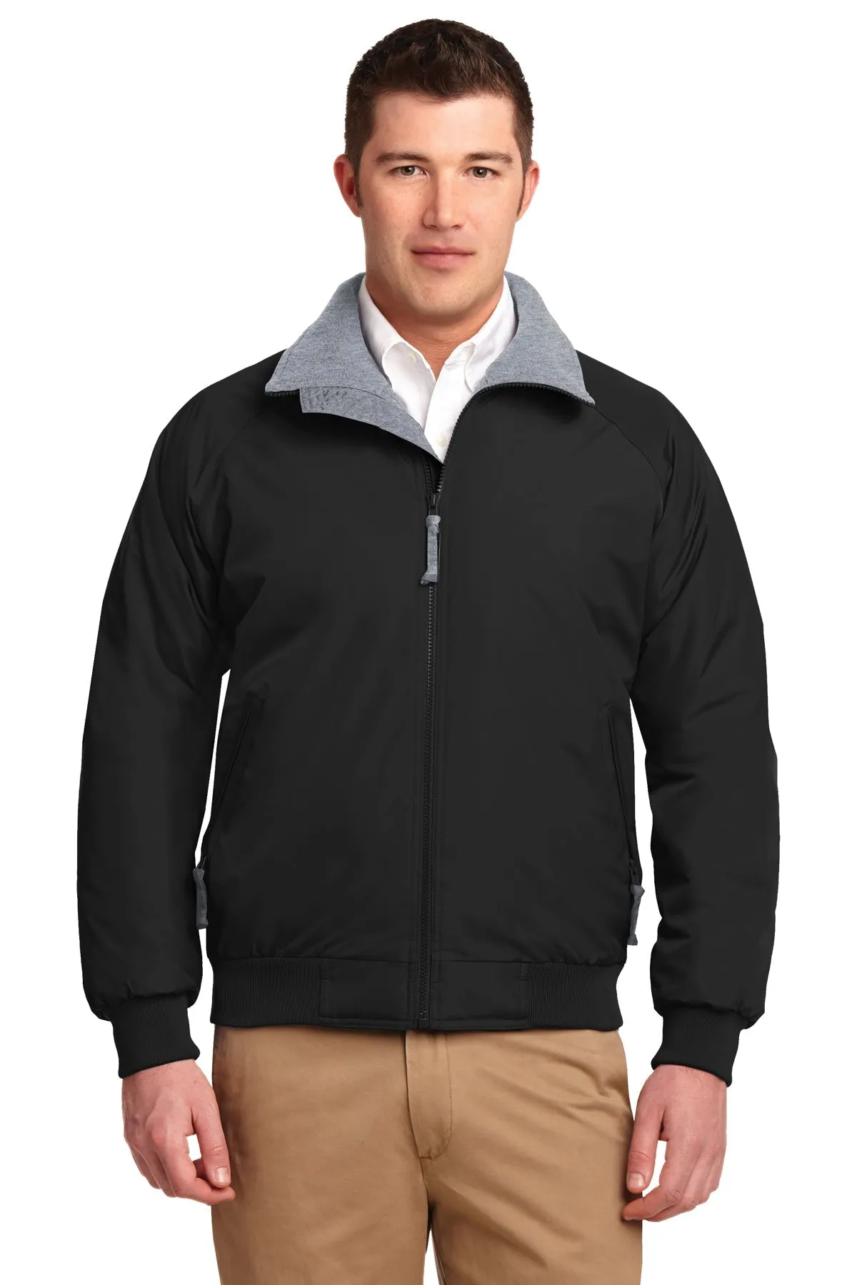 Port Authority Tall Challenger Custom Jackets, True Black/ Grey