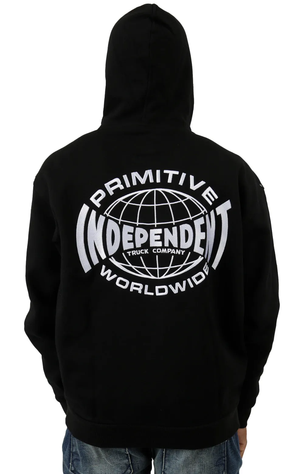 Primitive x Independent Heavyweight Black Hoodie