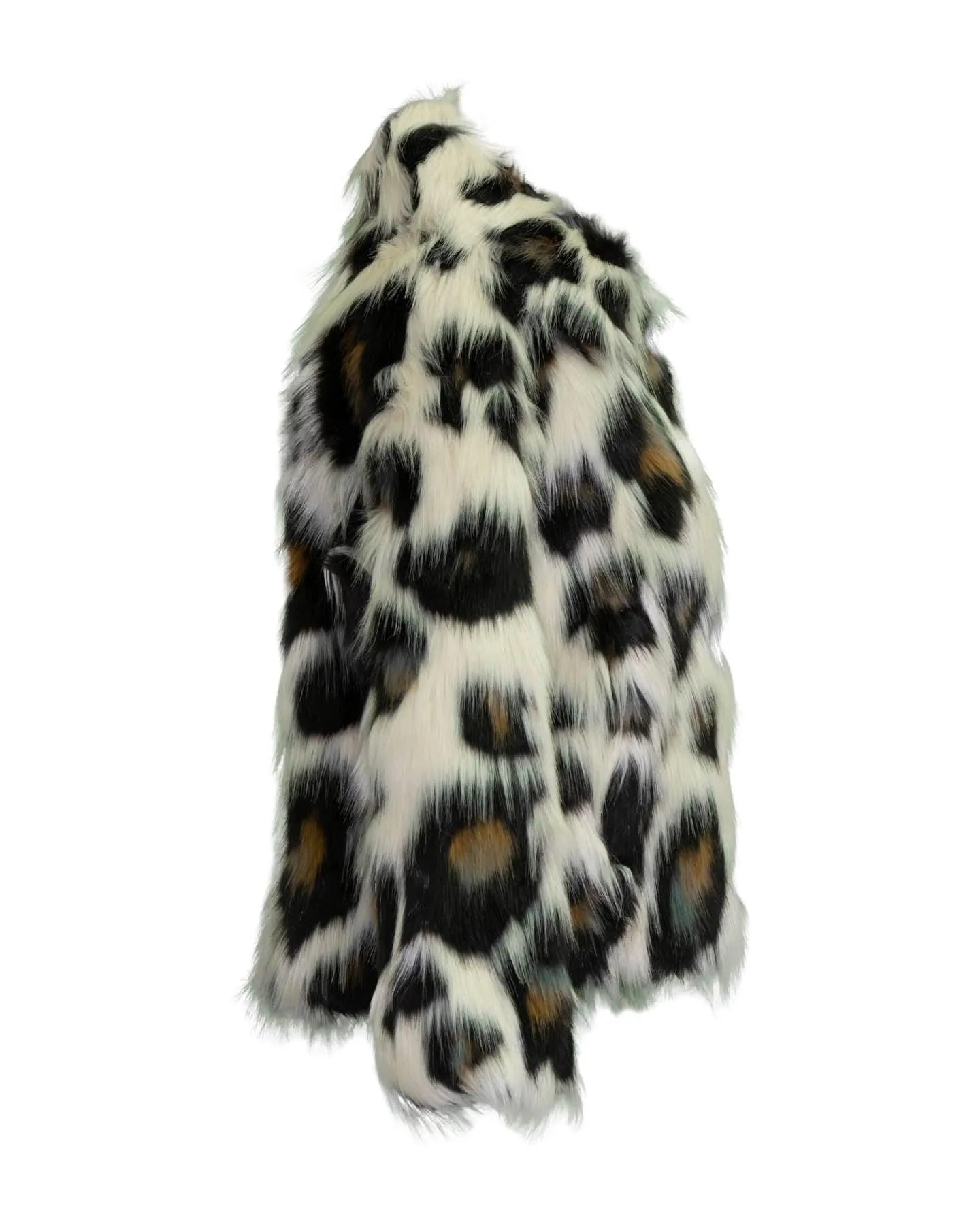 Print Fur Coat