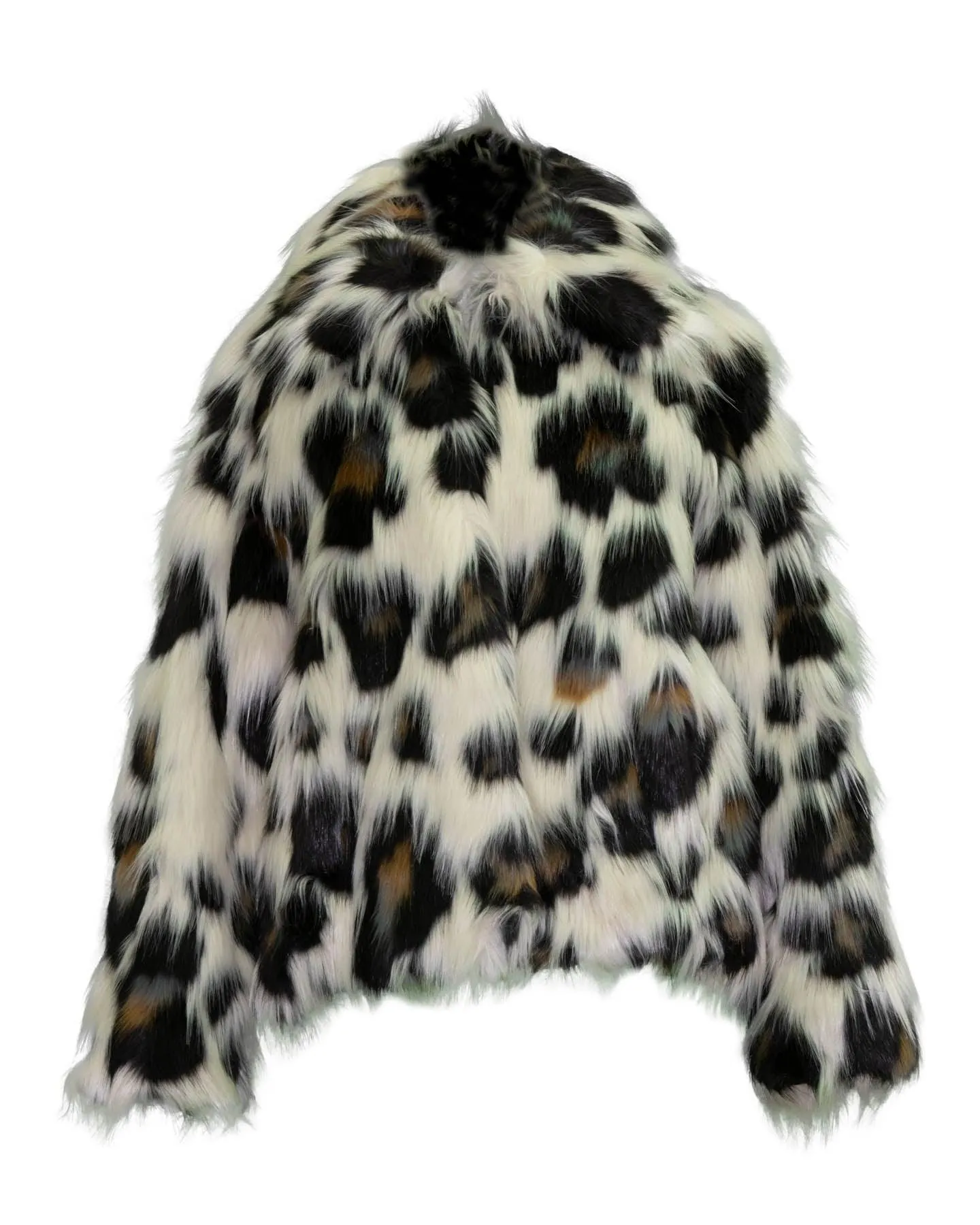 Print Fur Coat