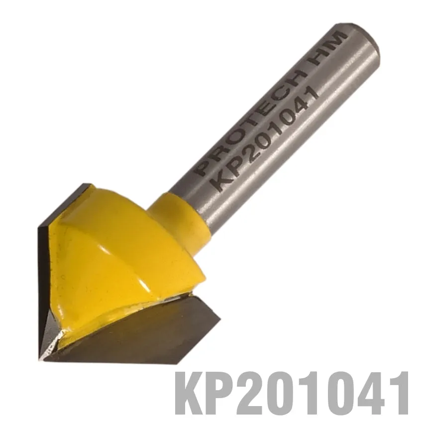 PRO-TECH V-GROOVE 3/4' X  5/8' 90 DEGREE 1/4' SHANK KP201041