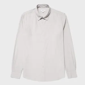 Putty Fine Cord Cotton Shirt