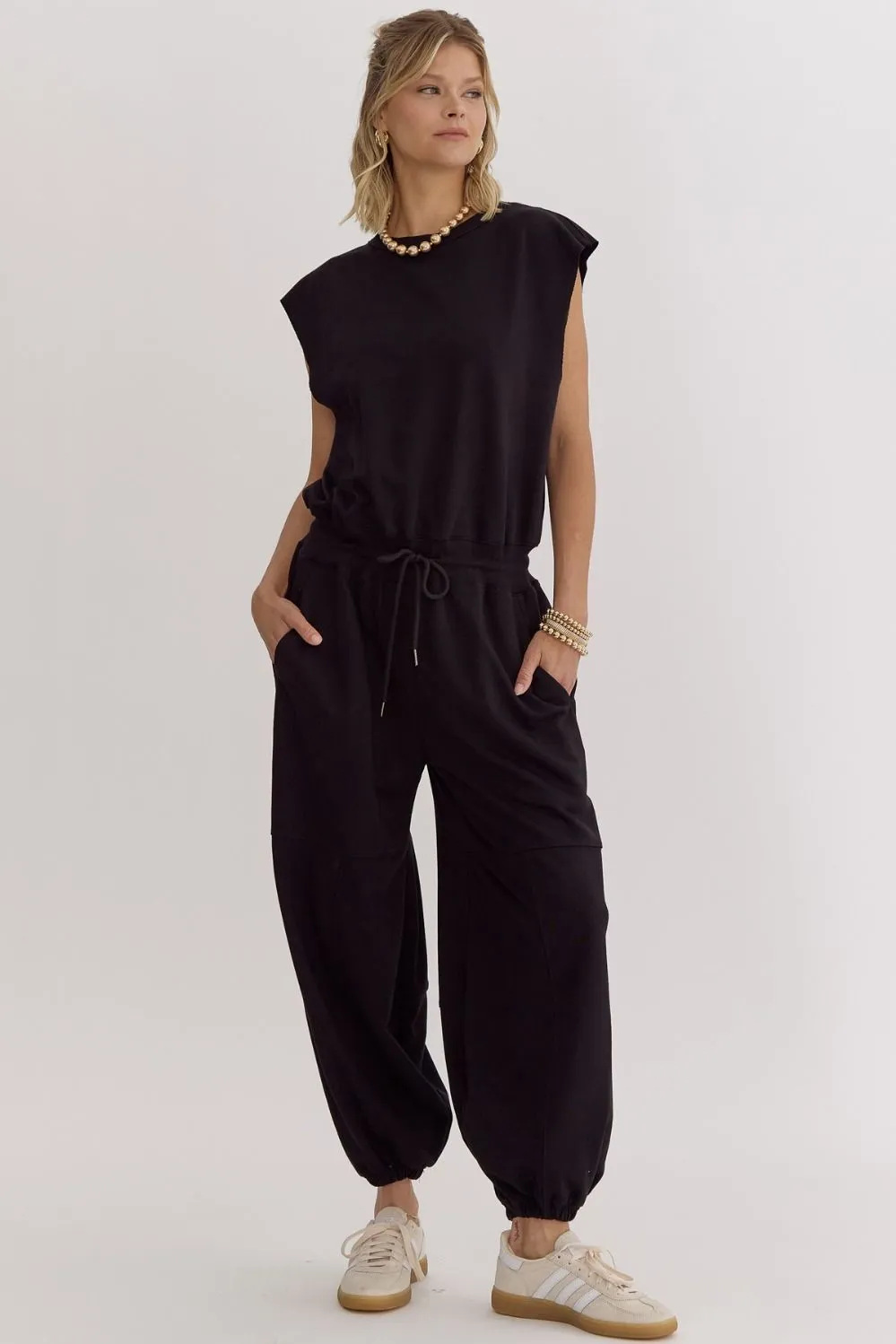 "Effortless Luxe" Jumpsuit (Black)