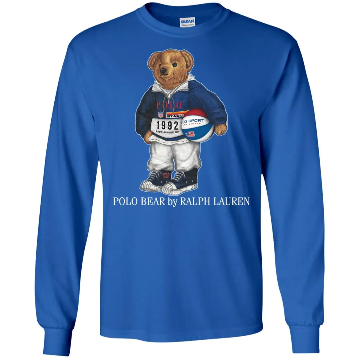 Ralph Lauren Polo Bear T-shirt Men Long Sleeve Shirt