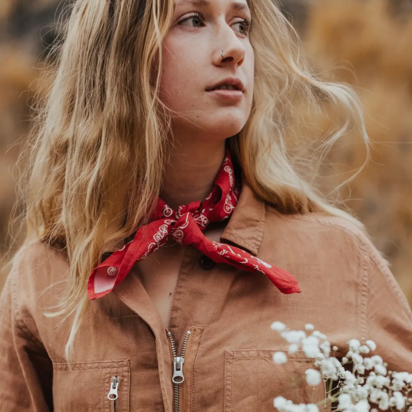 Red Bicycles Bandana