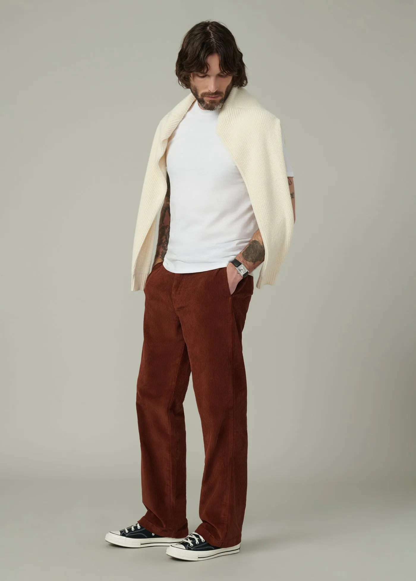 RELAXED CORD TROUSER 32"