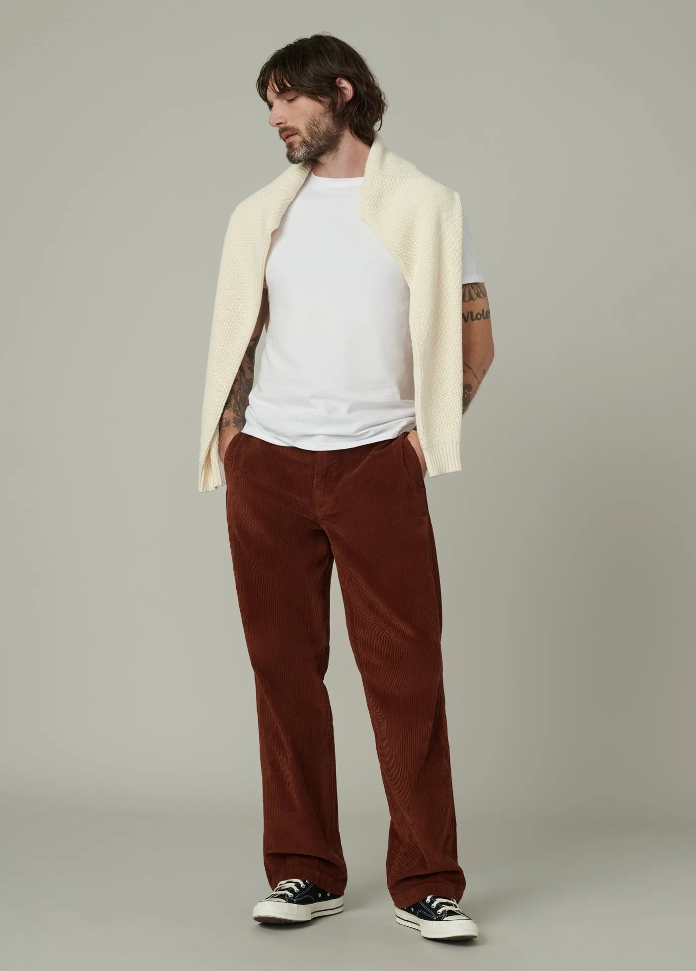 RELAXED CORD TROUSER 32"