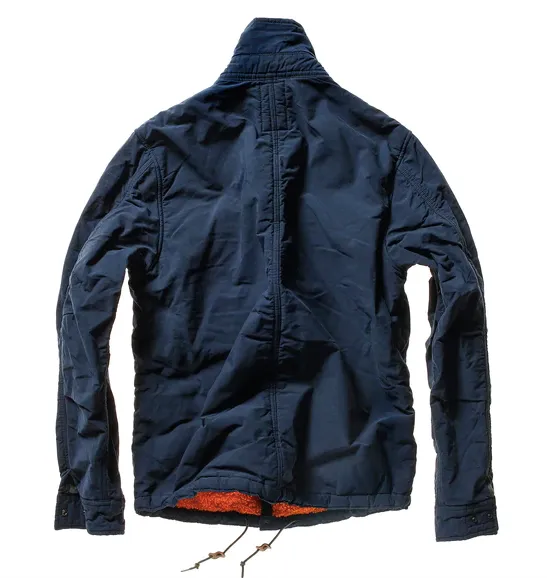 Relwen Fly-Waxed CPO Jacket Navy