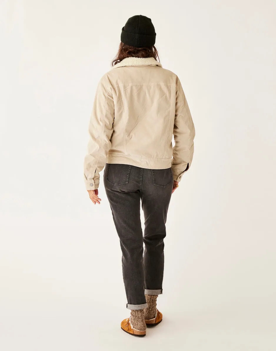 Rhea Buttercord Jacket: Cement