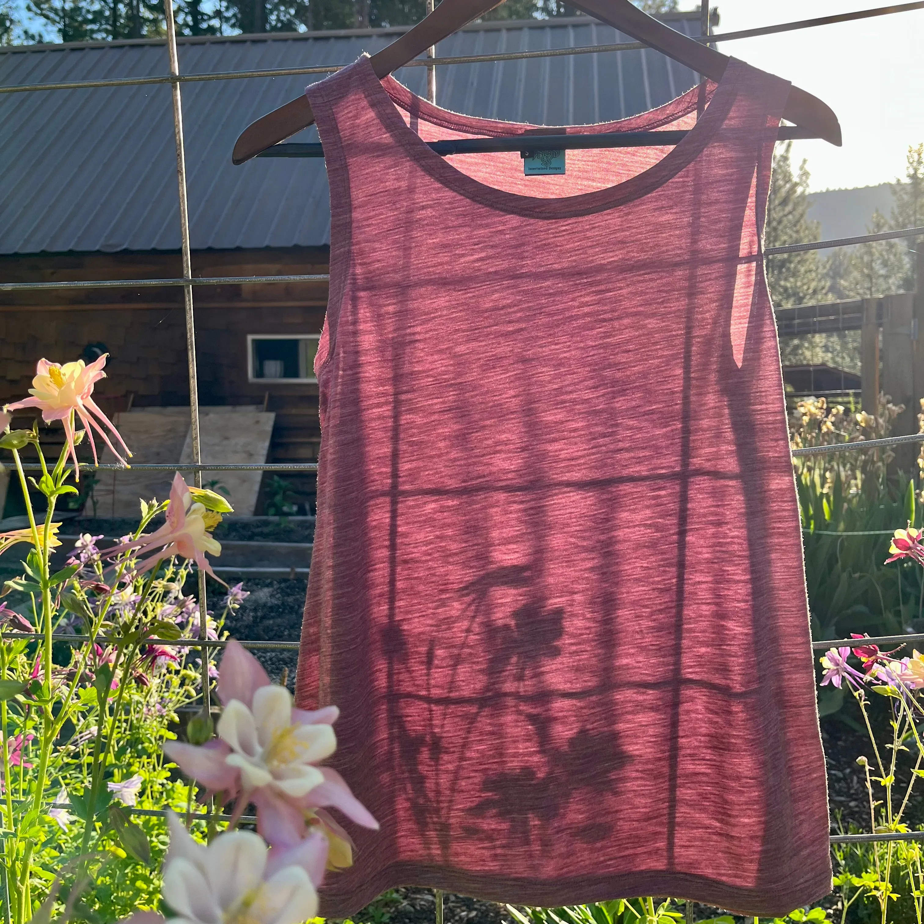 SALE - XS, S, L - Merino Wool/Tencel Aster Tank Top