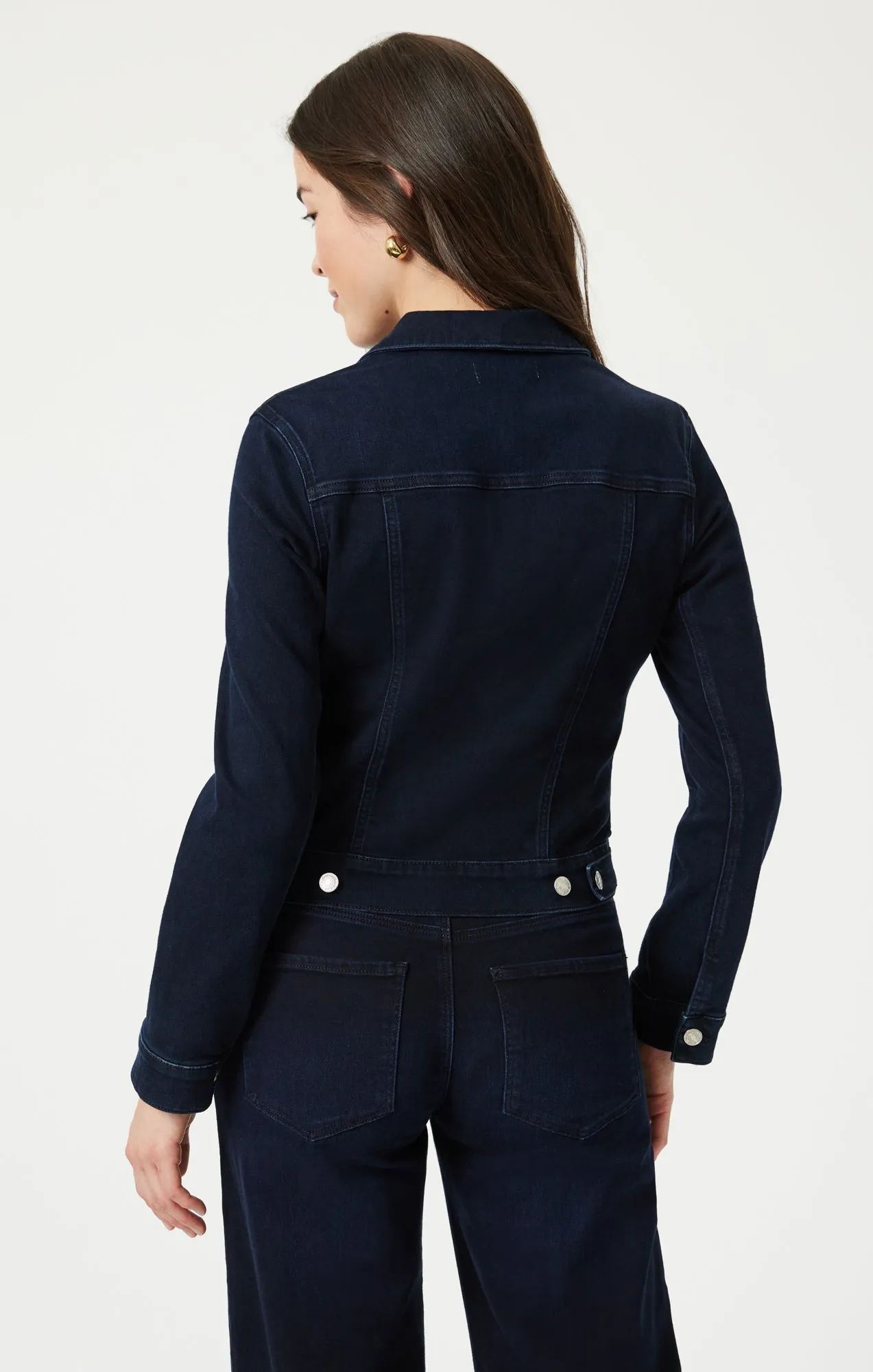 SAMANTHA JACKET IN MIDNIGHT FEATHER BLUE