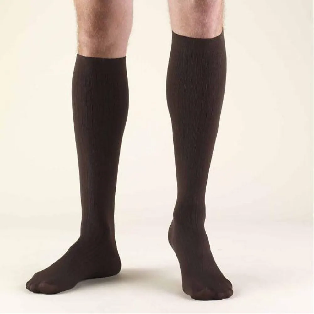 Second Skin Men's 15-20 mmHg Dress Knee High Socks