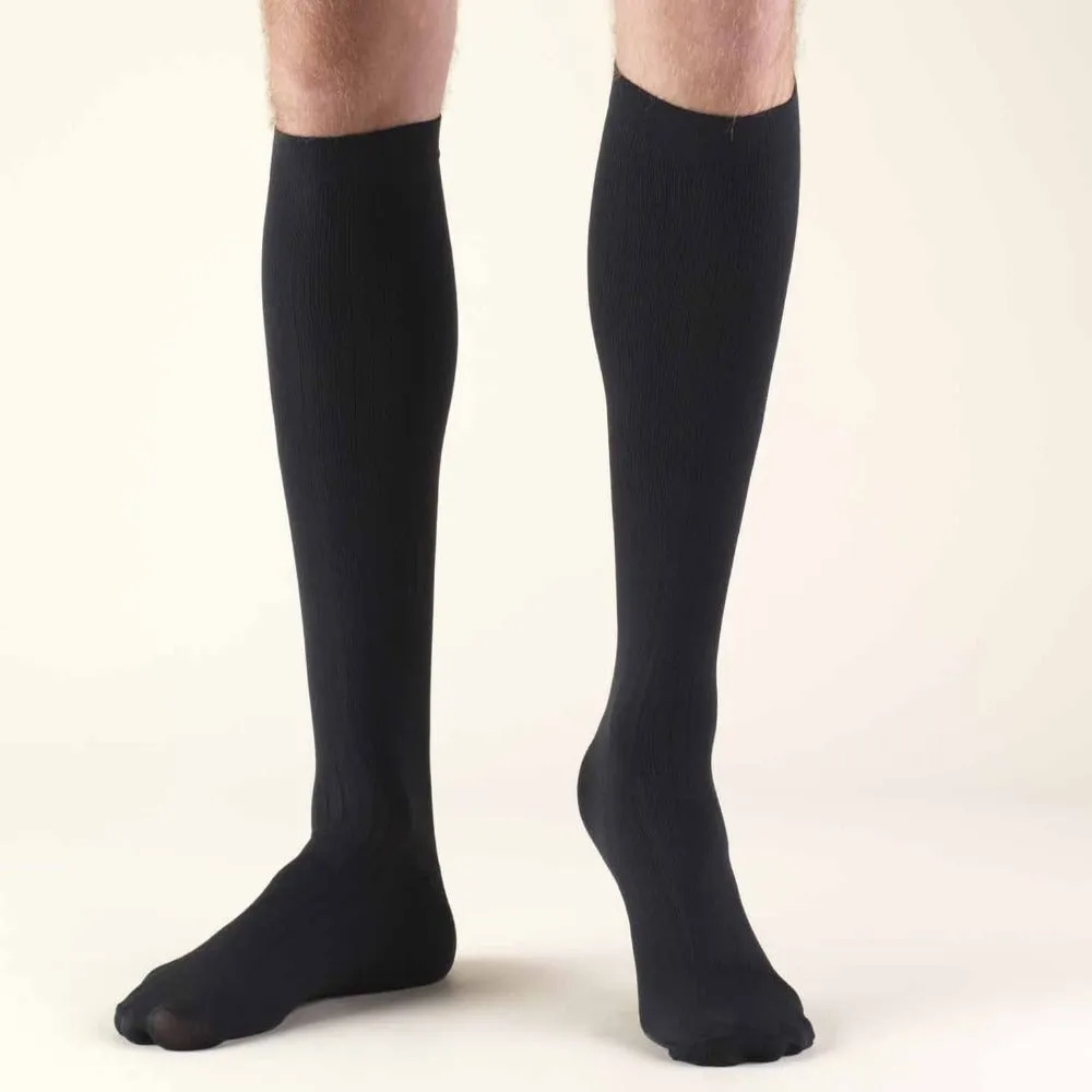 Second Skin Men's 15-20 mmHg Dress Knee High Socks