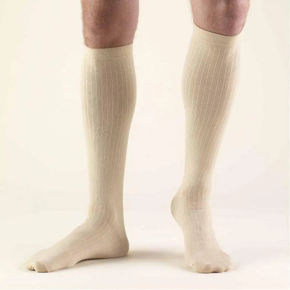 Second Skin Men's 15-20 mmHg Dress Knee High Socks