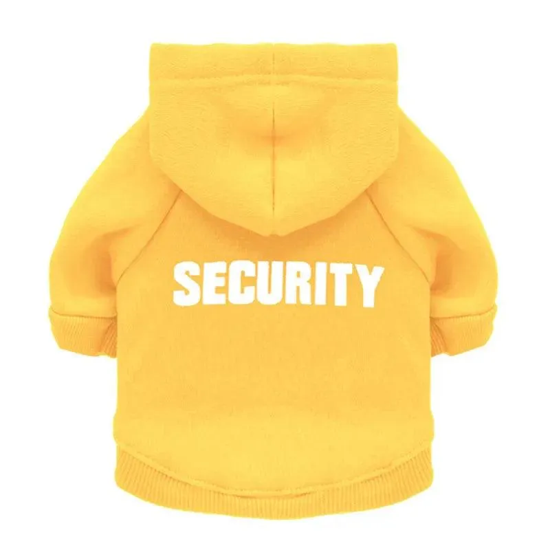 Security Pet Hoodies