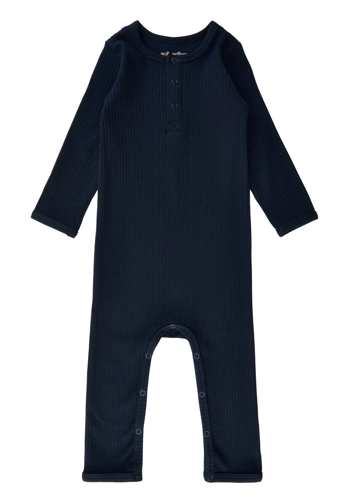 SGKao Wide Rib L/S Jumpsuit - Night Sky