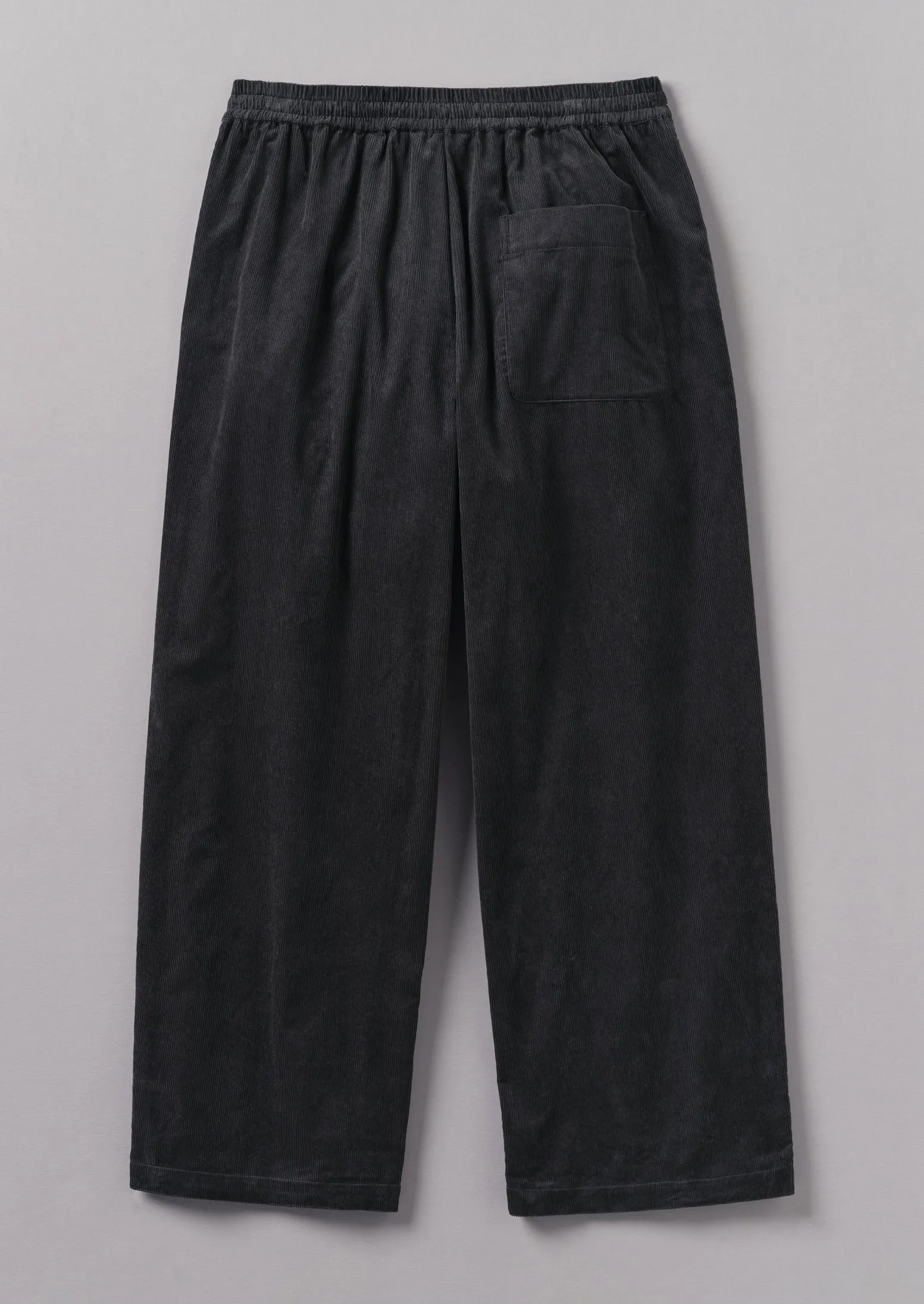 Soft Organic Cord Lounge Pants | Charcoal