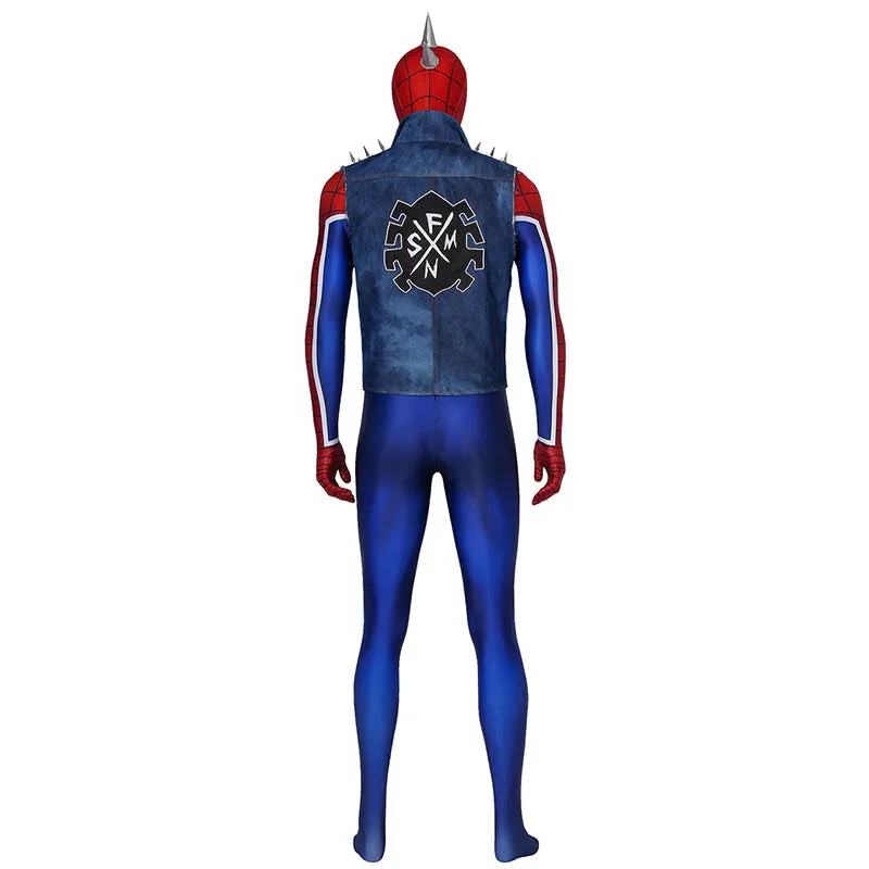 Spider-Man: Across the Spider-Verse Spider-Punk Cosplay Costume