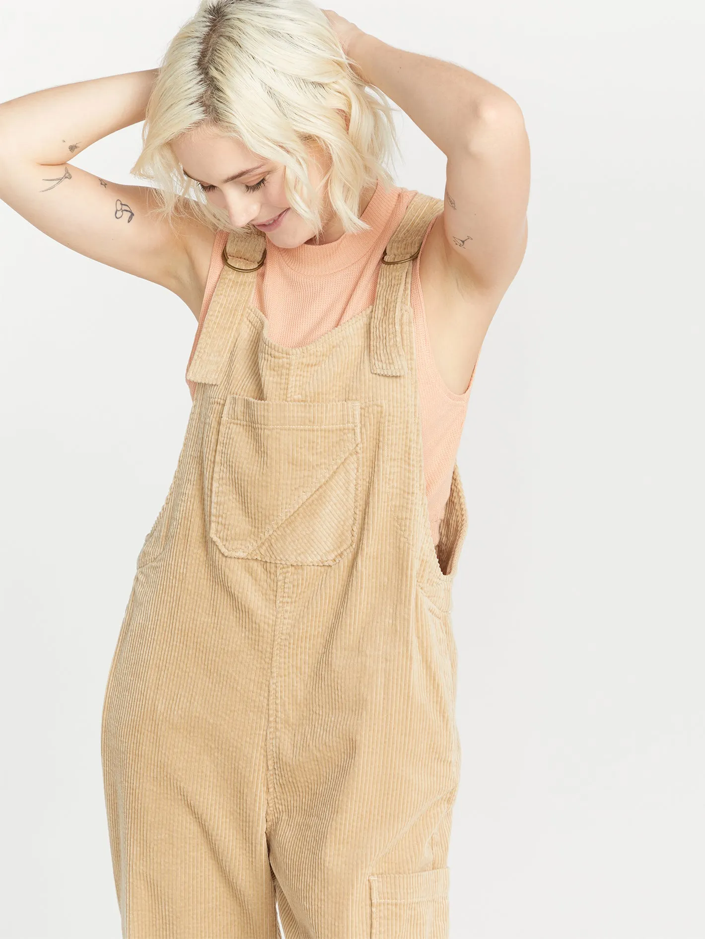 Stone Street Overalls - Khaki