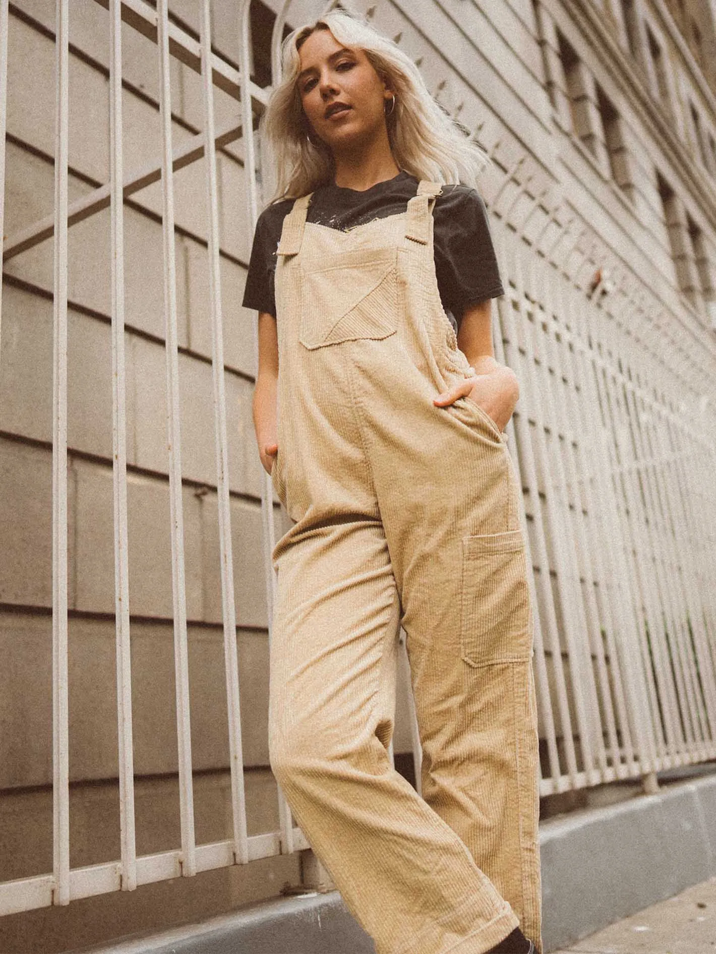 Stone Street Overalls - Khaki