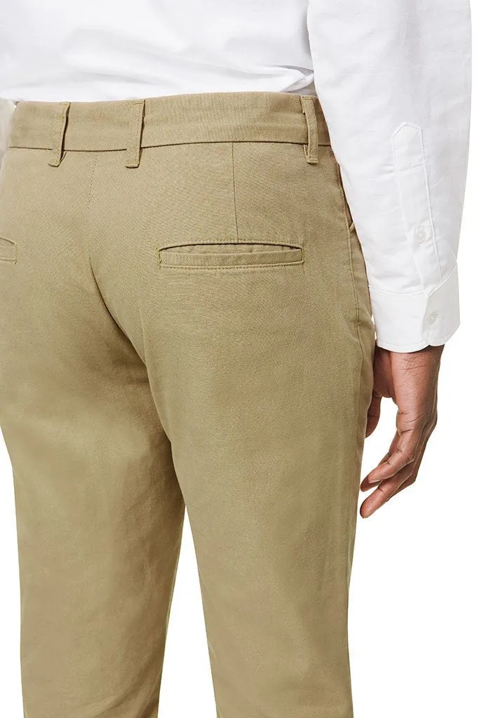 Straight Leg Pants - Tan