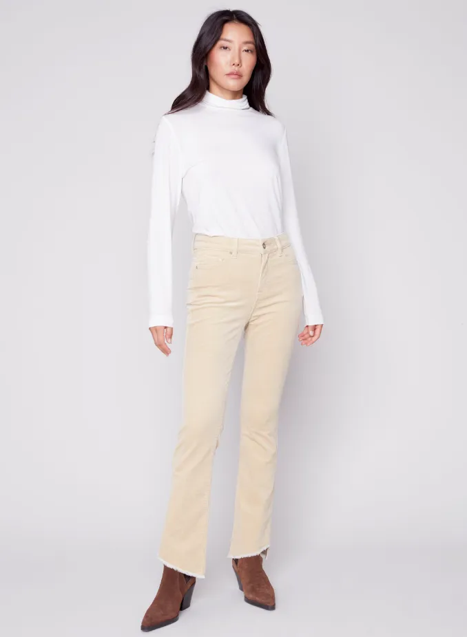 Stretch Corduroy Flare Pant