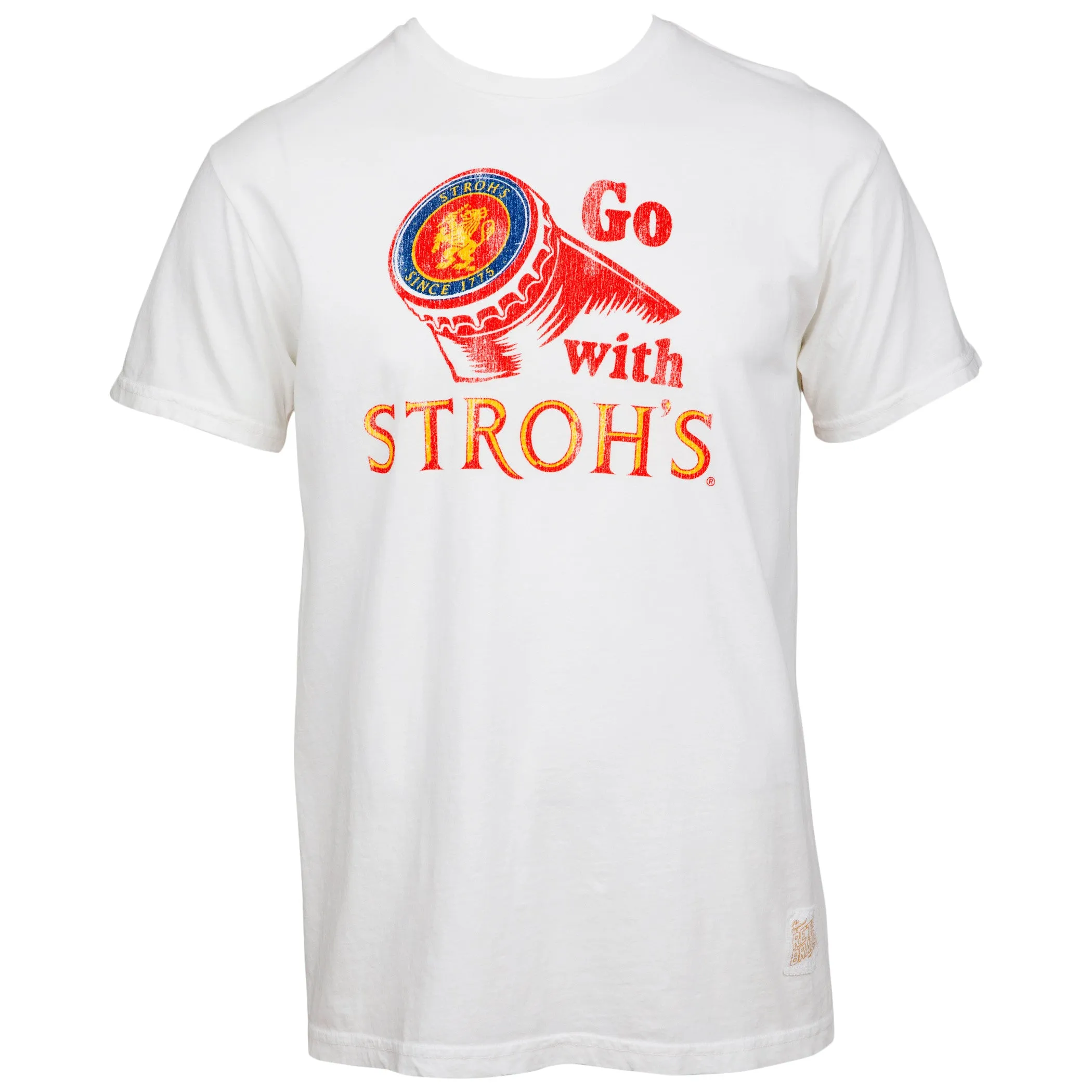 Stroh's Beer Go with Stroh's Vintage Style T-Shirt