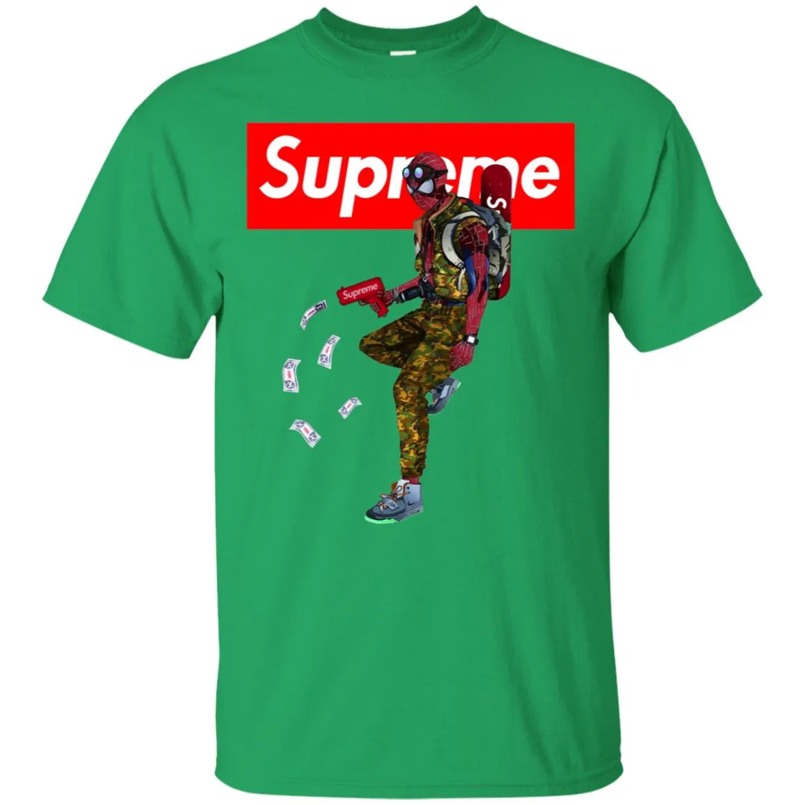 Supreme Spider Man Best T-shirt Men Cotton T-Shirt