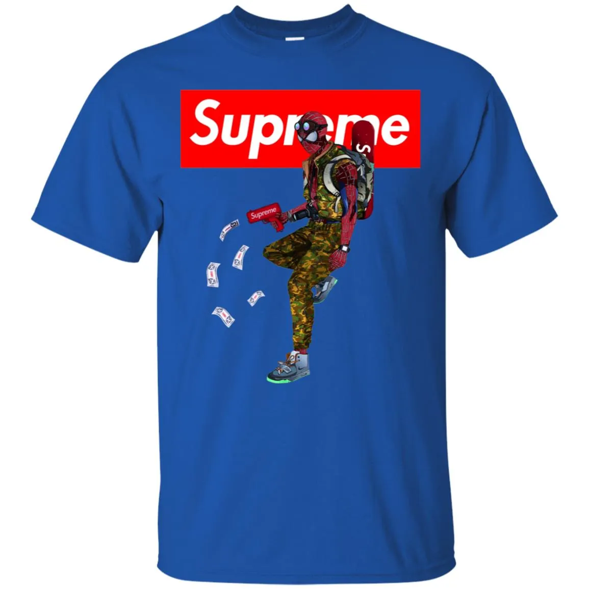 Supreme Spider Man Best T-shirt Men Cotton T-Shirt