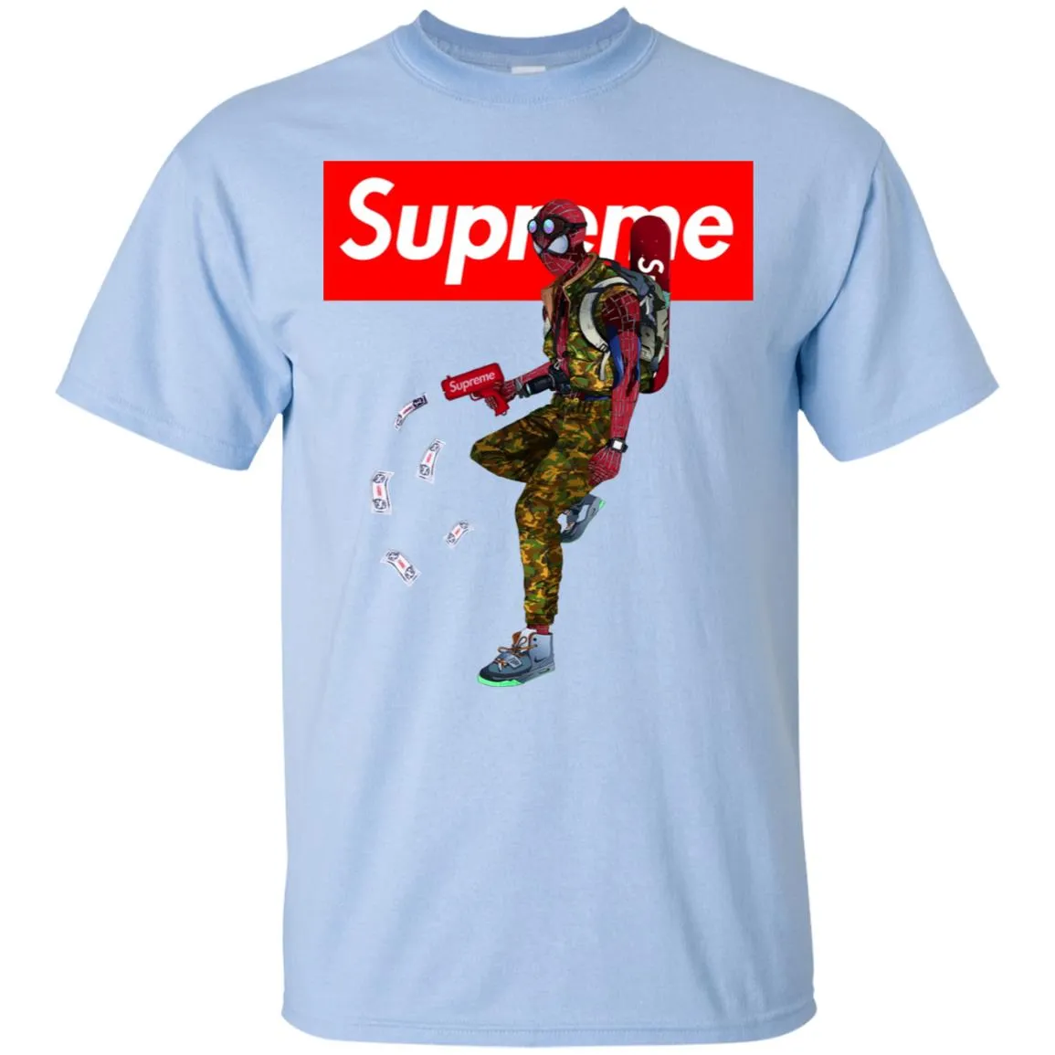 Supreme Spider Man Best T-shirt Men Cotton T-Shirt