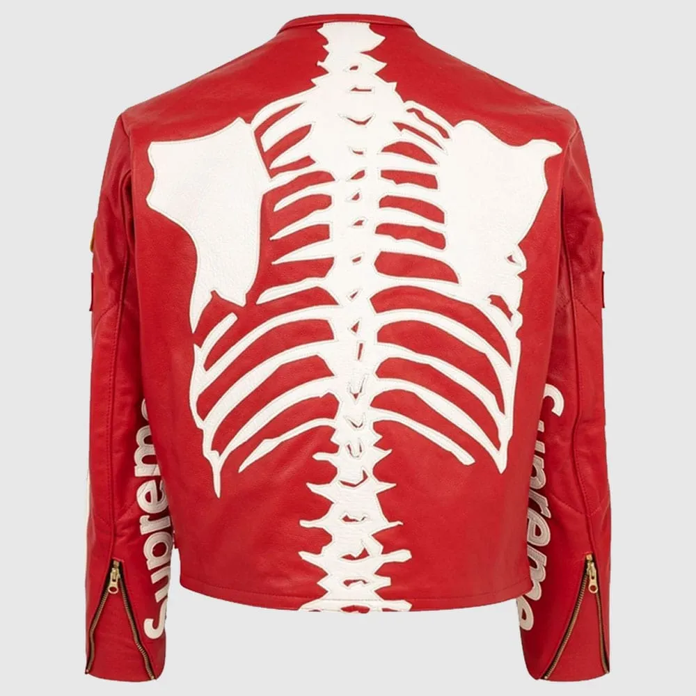 Supreme X Vanson Leather Bones Jacket