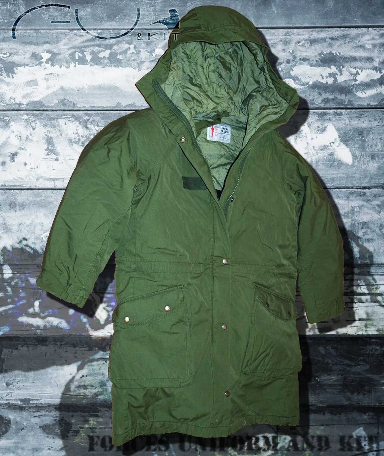 Swedish M90 Cold Weather Parkas - Fixed Hood - DISTRESSED RANGE