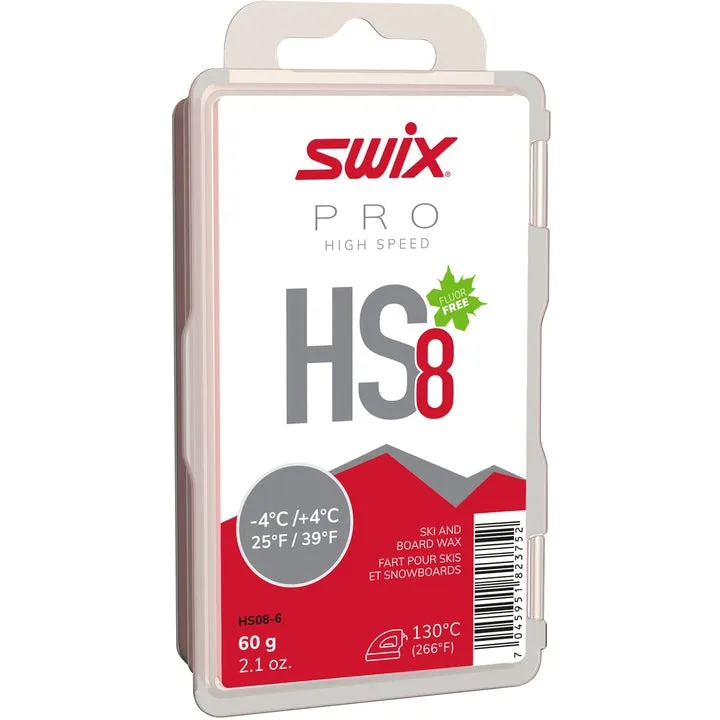 Swix Pro High Speed HS8 Red -4C to  4C Wax