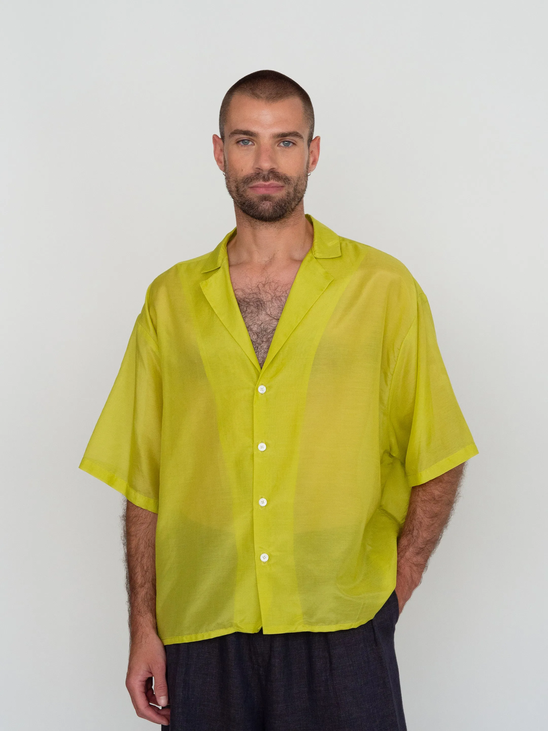 TACHIDO lime blouse