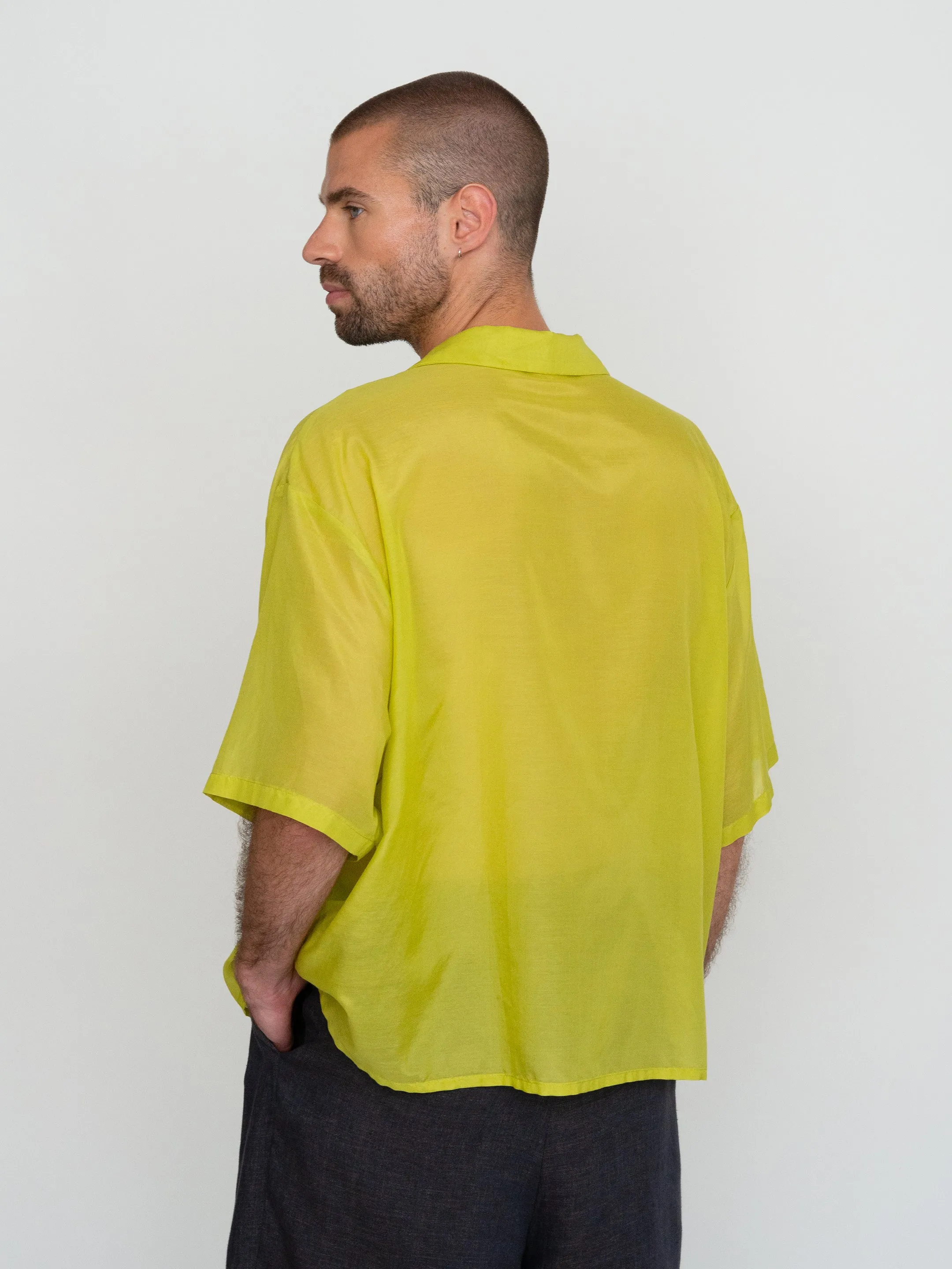 TACHIDO lime blouse