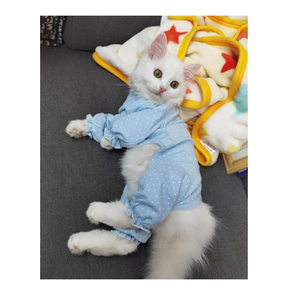 Tailor-Made Post Surgery Jumpsuit for Small Cat and Dog