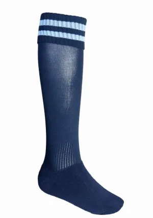 Team Sports Socks - Navy/Sky