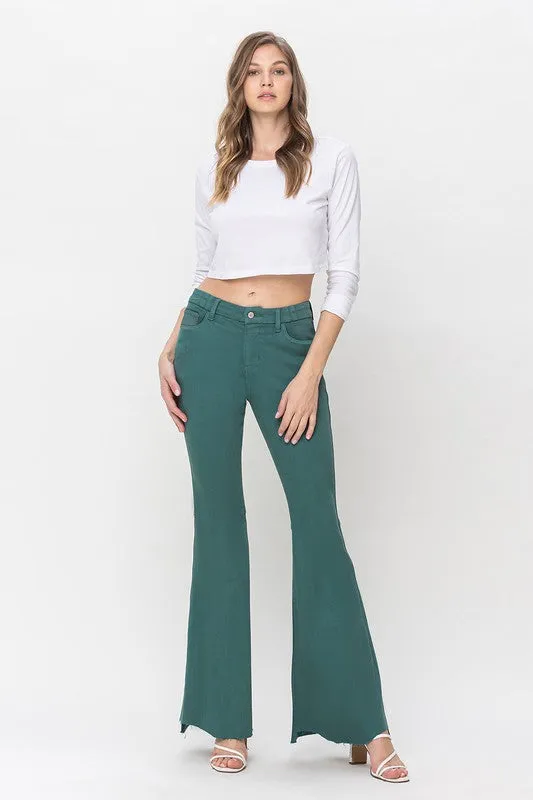 TEEK - Super High Rise Wide Leg Jeans