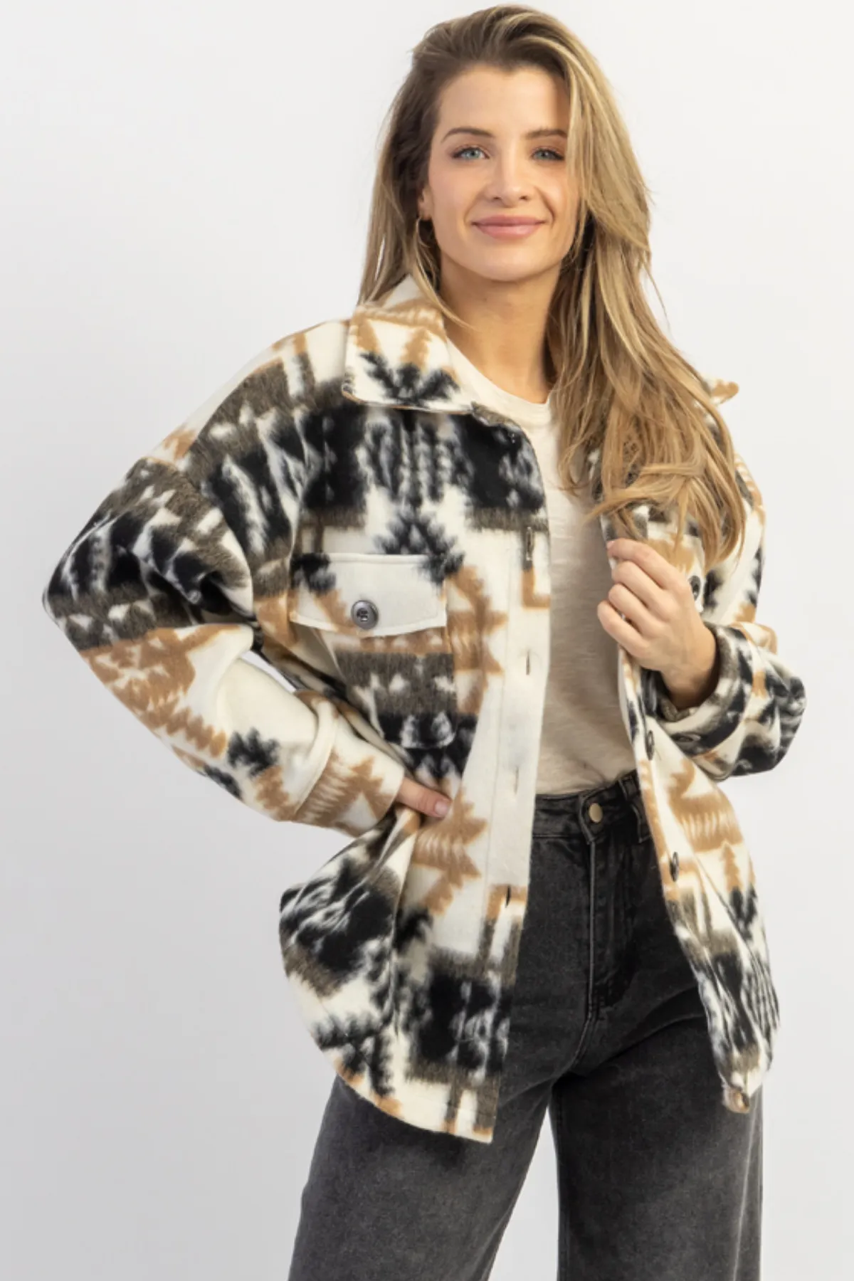 TELLURIDE CAMEL AZTEC JACKET