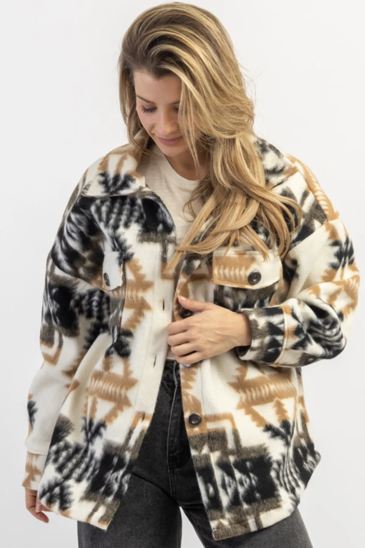 TELLURIDE CAMEL AZTEC JACKET