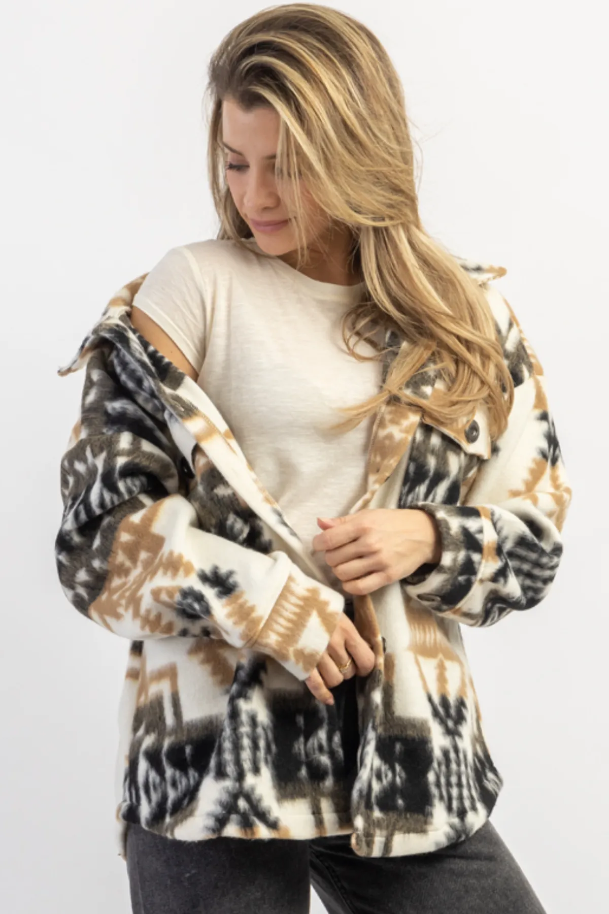 TELLURIDE CAMEL AZTEC JACKET