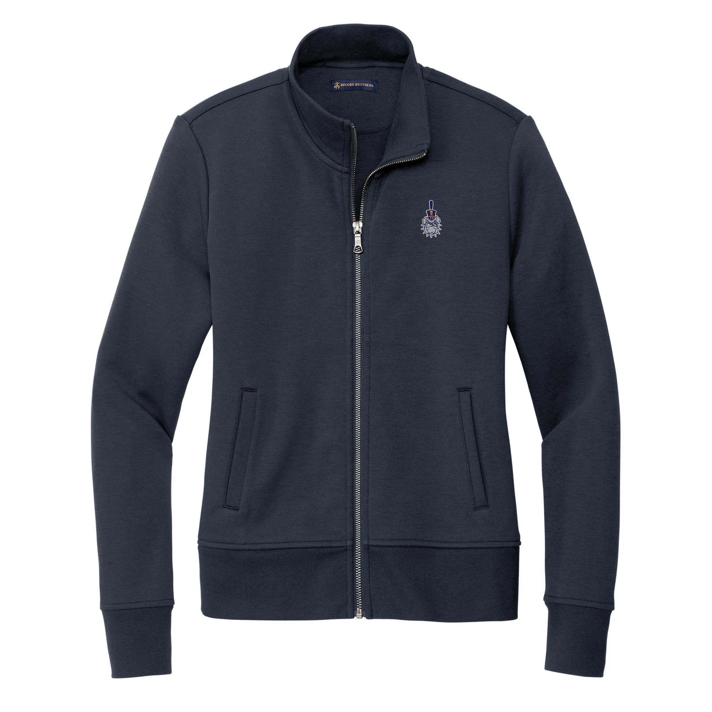 The Citadel, Spike Logo, Brooks Brothers® Women’s Double-Knit Full-Zip Jacket